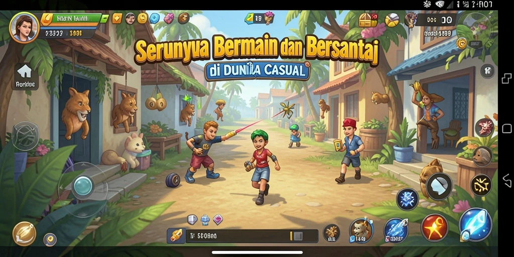Tangkapan layar gameplay menampilkan keseruan HO3 dengan tantangan yang beragam.
