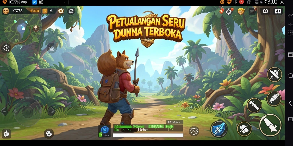 Tampilan gameplay seru di dunia terbuka KG778.